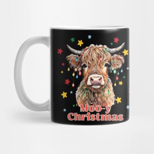 Moo-y Christmas Cow Pun Mug